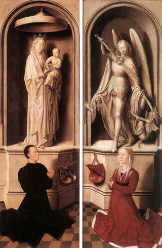 Triptych of the Last Judgment ~ Closed: Donors
