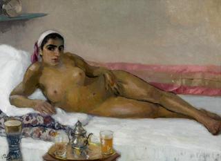 Petite Moorish Dancer at Rest (Petite danseuse Mauresque au repos)