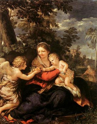 Holy Family Resting on the Flight to Egypt