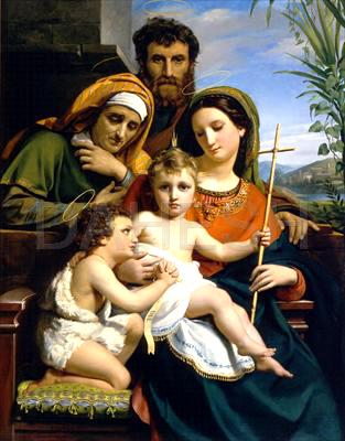 The Holy Family with Saint John the Baptist and Saint Elizabeth