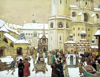 Ivan the Great Square in the Moscow Kremlin