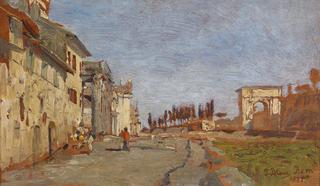 Roman Capriccio with Titus Arch