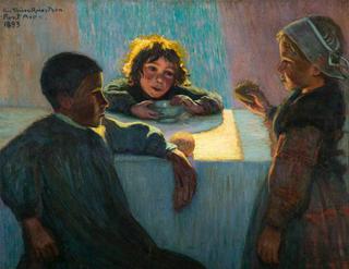 Breton Children, Pont-Aven, France