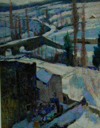 Neige à Saint Amand