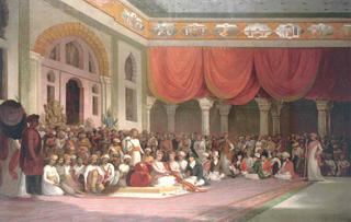 Sir Charles Warre Malet Concluding a Treaty
