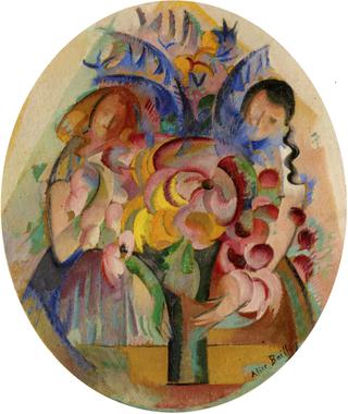 Girl with Bouquet