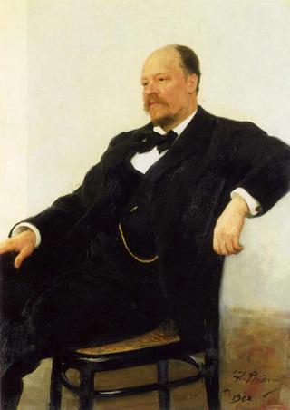 Portrait of the composer Anatoly Konstantinovich Lyadov.