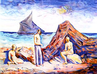 Men at Seaside
