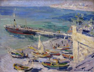 Pier in Crimea