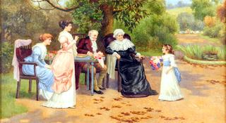 Family in the Garden