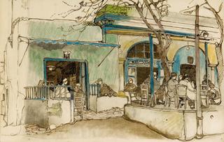 Coffeehouse in Tunisia (Café en Tunisie)