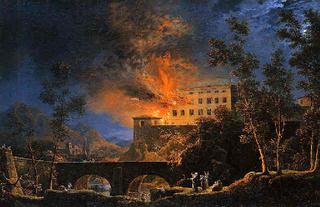A House on Fire in the Night (second version)