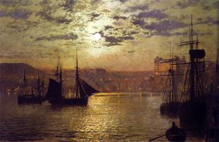 Scarborough by Moonlight