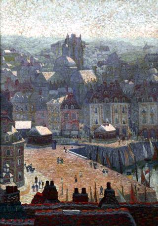 Le quai ensoleillé, Dieppe