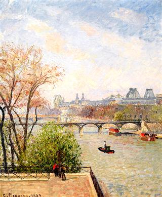 The Louvre, Morning, Spring