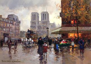 La Place Saint Michel, Notre Dame