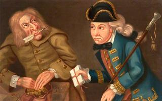 Human Passions (Two Figures, a Lord and a Moneylender)