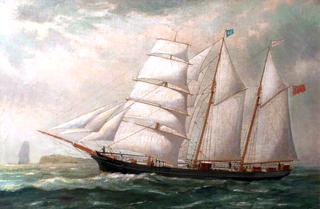 The Schooner 'Janie Gough'