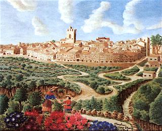 Landscape with Figures at Saint-Paul-de-Vence