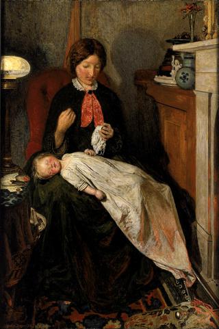 Waiting, an English fireside of 1854-55