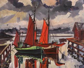 Fishing Boats in the Harbor