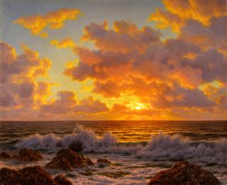 Coucher du Soleil L'Adriatique