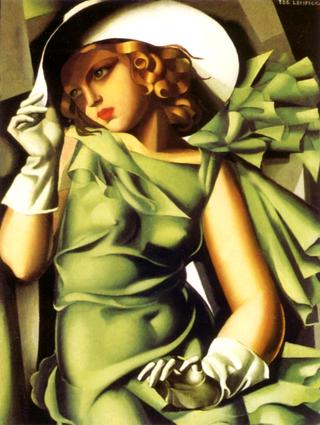 Girl with Gloves