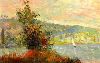 Sailboat on the Seine near Rouen