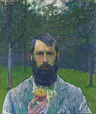 Self Portrait with an Apple