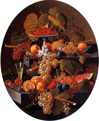 Still Life with Fruit on a Ledge