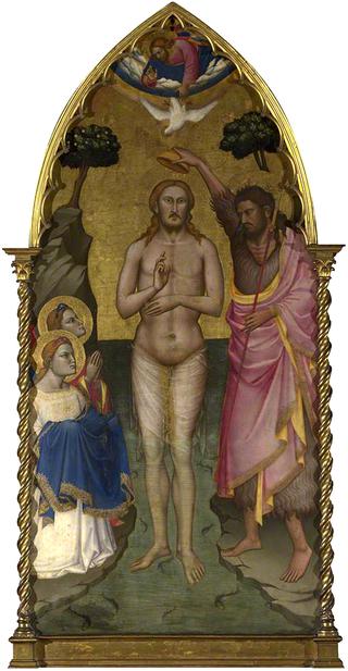 The Baptism of Christ: Main Tier Central Panel