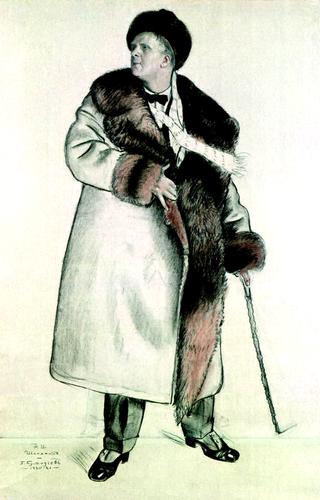 Portrait of Fedor Chaliapine