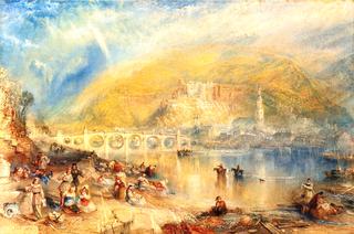 Heidelberg with a Rainbow