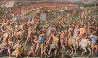 The storming of the fortress of Stampace in Pisa