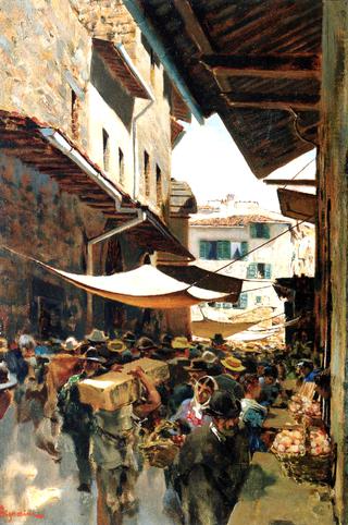 Giornata di sole in via Calimala