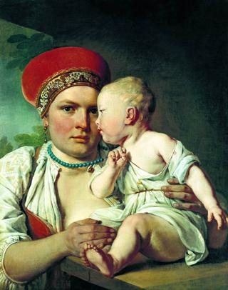 Nurse with a Baby