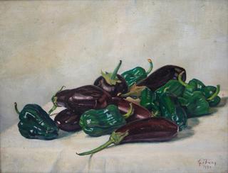 Peppers and eggplants