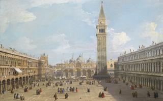 Venice, the Piazza San Marco Looking East Towards the Basilica