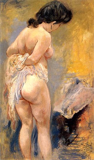 Standing Semi-Clothed Female