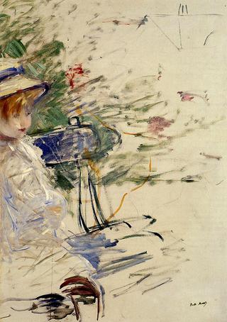 Little Girl in a Garden