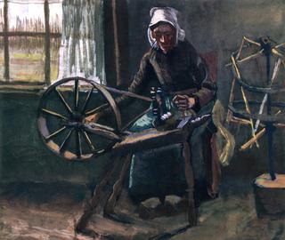 Woman at the Spinning Wheel