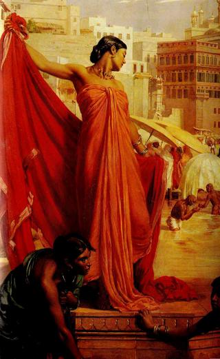 Bathing in the Ganges
