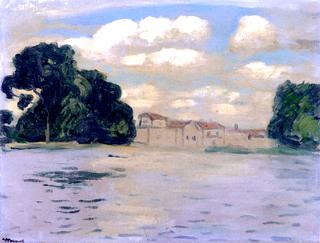 Houses on the Water at Samois