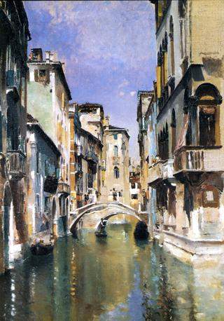 Canal in Venice, San Trovaso Quarter