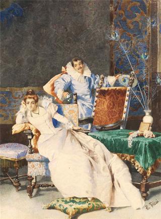 Elegant Couple In Interior