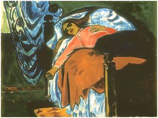 Woman Lying in Bed