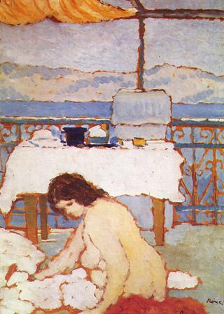 Nude on a Balcony