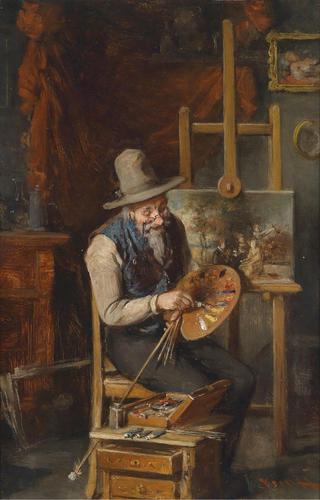 The Artist at the Easel