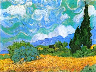 Wheatfield with Cypress