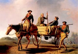 1776年从战争中归来的退伍军人